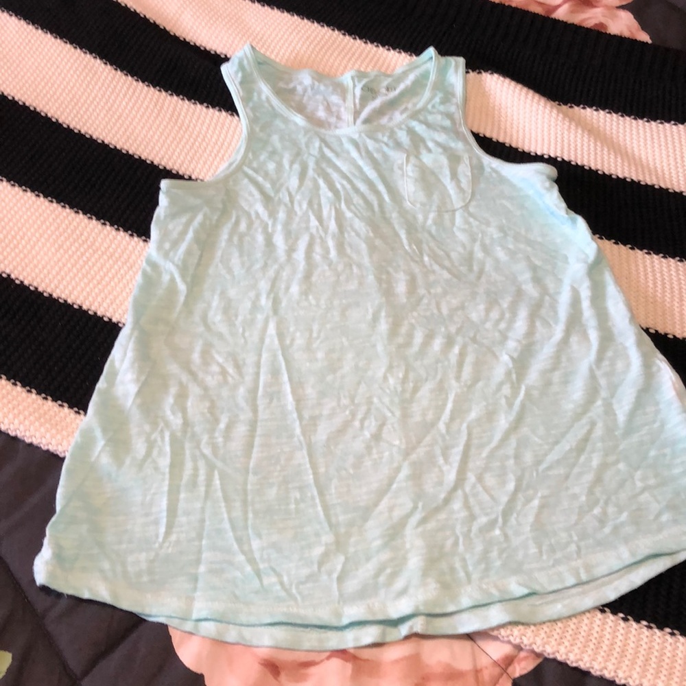 Light mint blue tank top